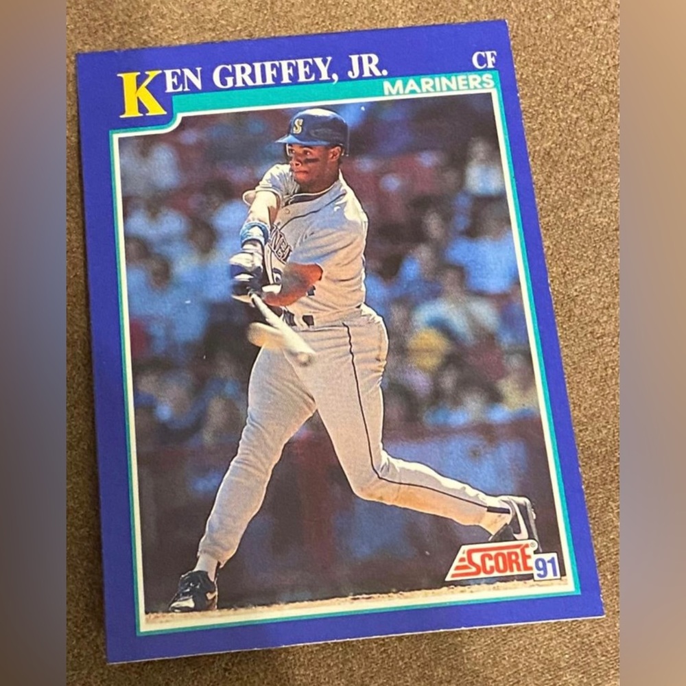 1991 Score #2 Ken Griffey Jr. Seattle Mariners Baseball Card